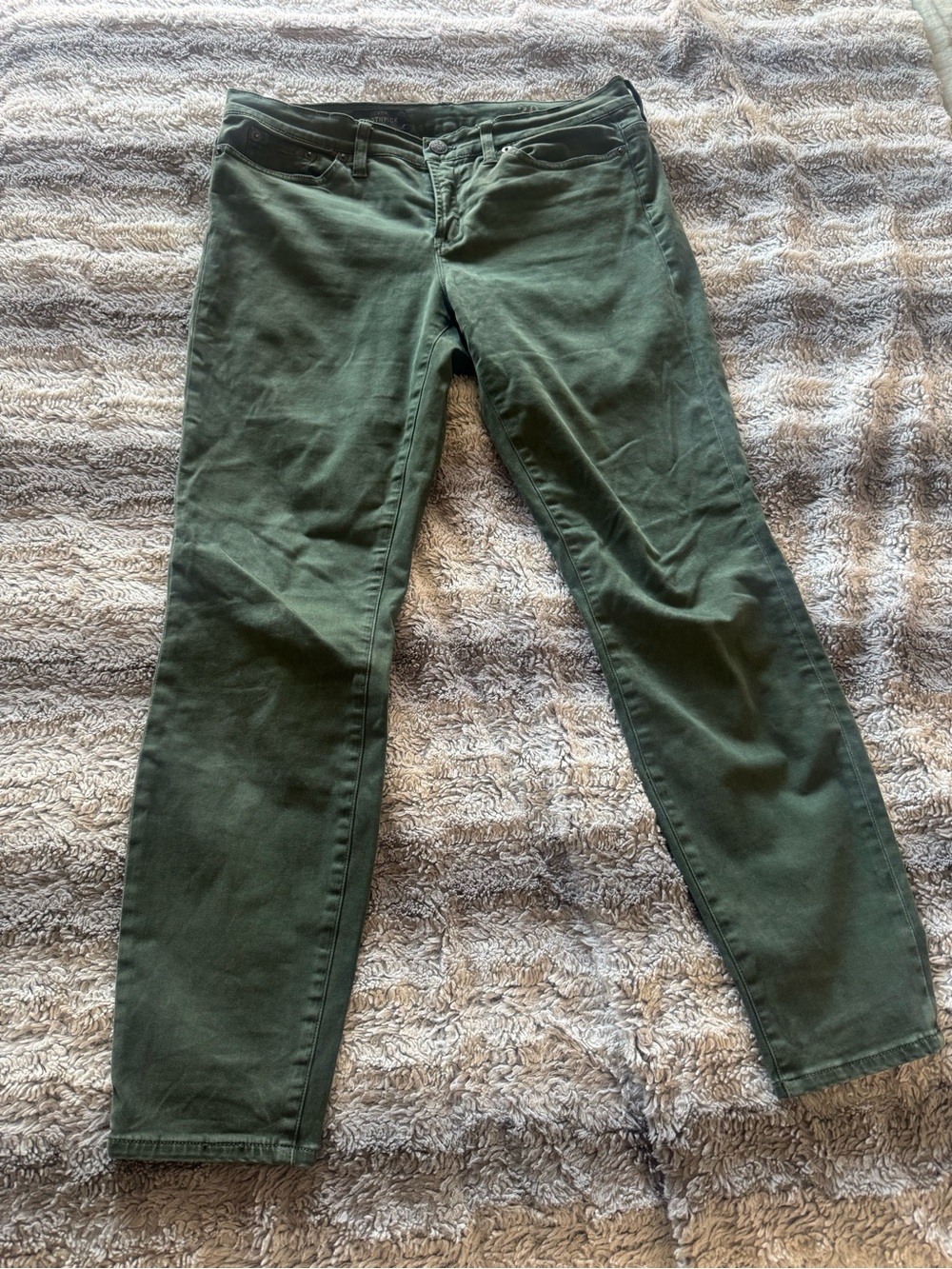 J.Crew Women’s Olive Green Toothpick Pants Size 30